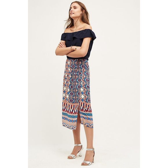 Anthropologie Dresses & Skirts - Anthropologie | Wrapped Silk Skirt